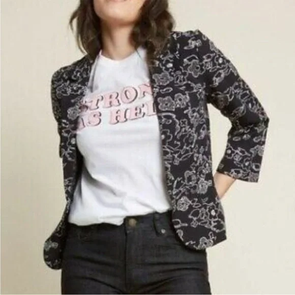 ModCloth Sweet Sophistication Floral Blazer - Picture 2 of 16